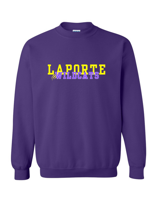 Adult Unisex Gildan Heavy Blend Crewneck Sweatshirt - Purple (Laporte)