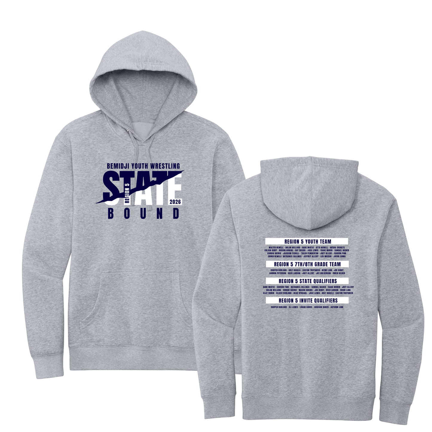 District® V.I.T.™ Fleece Hoodie - LIGHT HEATHERED GREY (BYW)