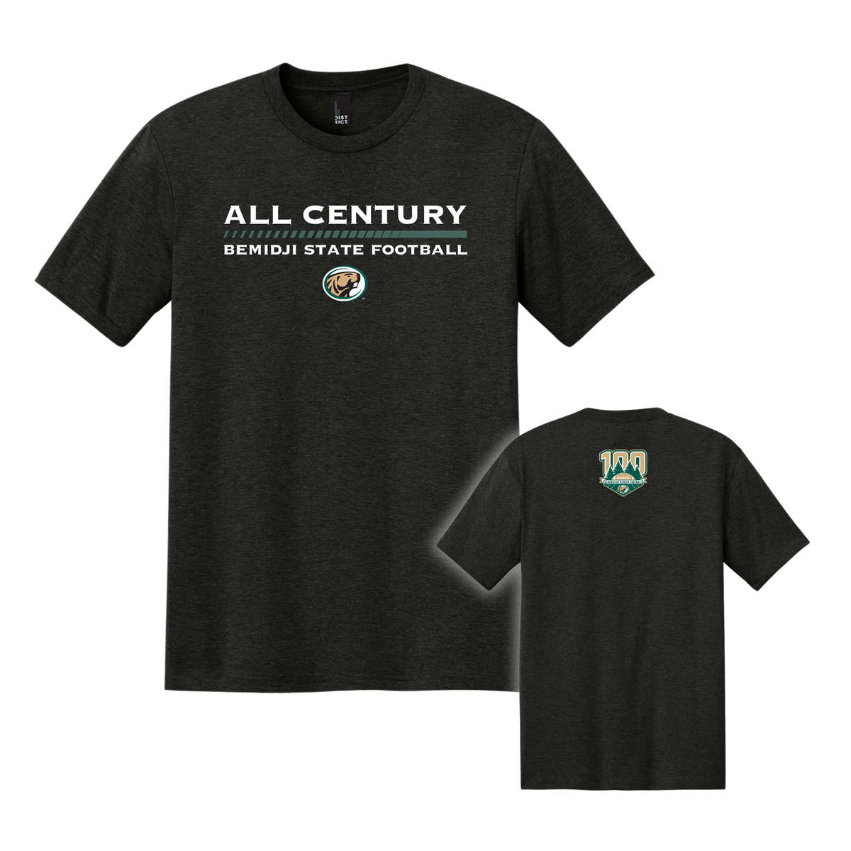 DM130 District® Perfect Tri® Tee - BLACK FROST (BSU CENTURY 3-1b)