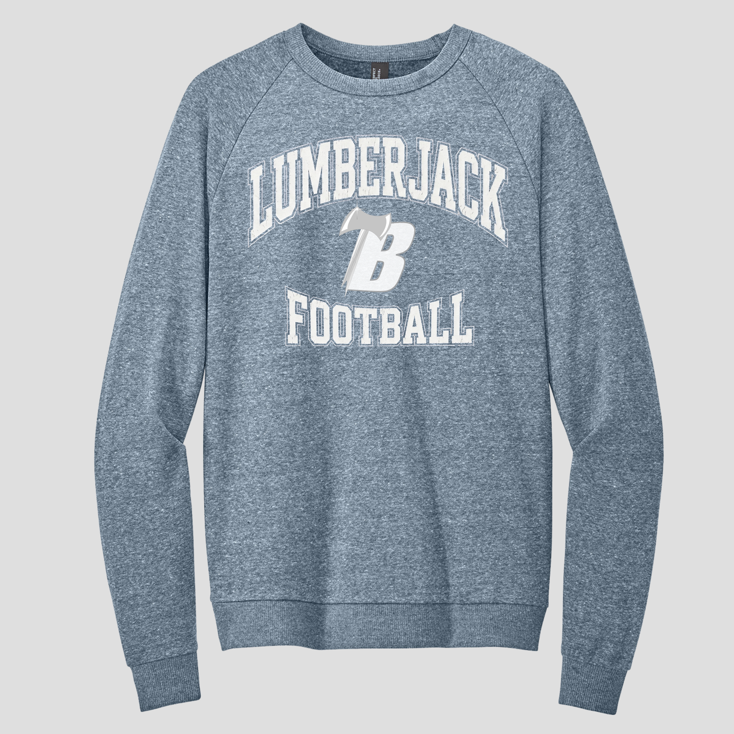 District® Perfect Tri® Fleece Crewneck Sweatshirt- DT1304 - NAVY FROST - (BF 4)
