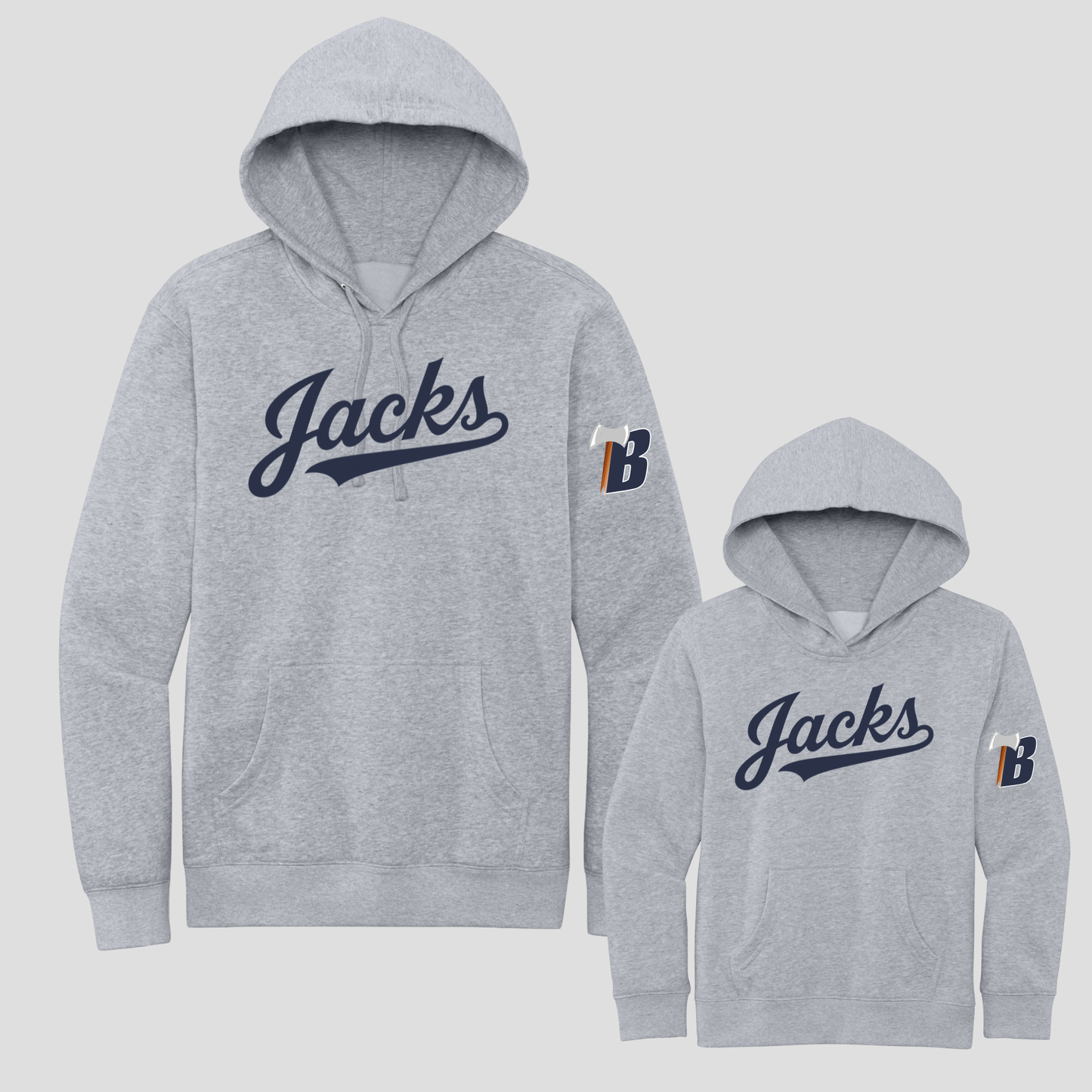 District® V.I.T.™ Fleece Hoodie - LIGHT HEATHER GREY - (BF 5)