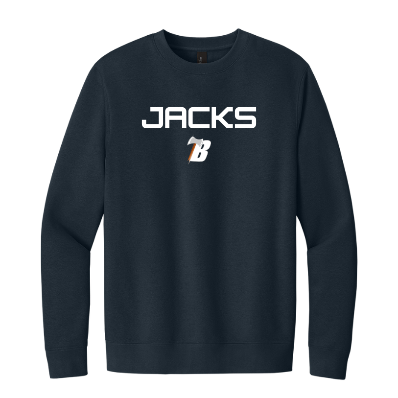 District® V.I.T.™ Fleece Crew - NEW NAVY (BEMIDJI LUMBERJACKS 11)