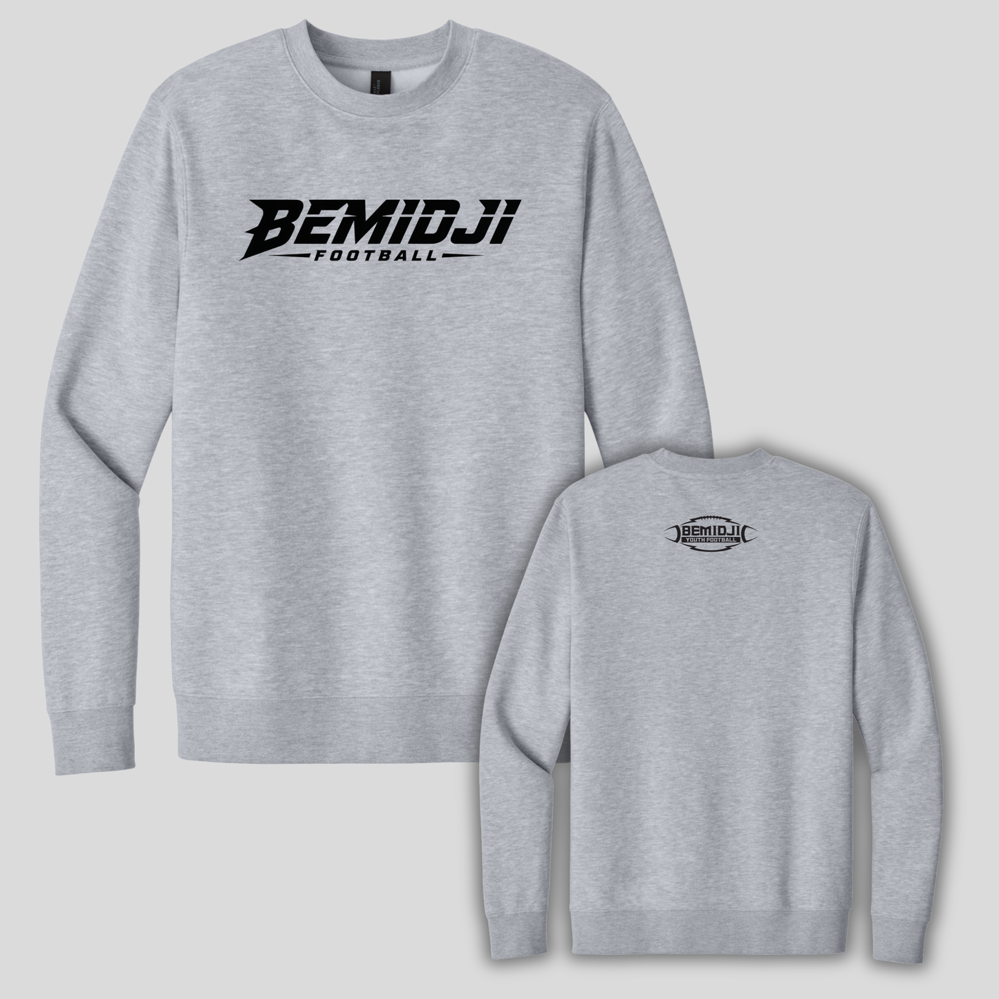 District® V.I.T.™ Fleece Crew - (LIGHT HEATHER GREY) BYF2026
