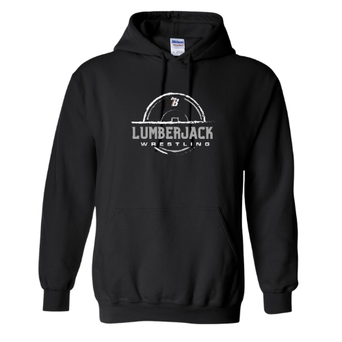 Adult Unisex Gildan Heavy Cotton Sweatshirt - BLACK (BHS Wrestling 2)