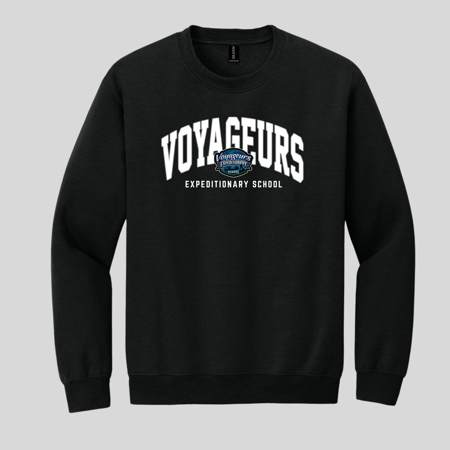 Gildan Heavy Cotton Crewneck - BLACK (VOY 1)