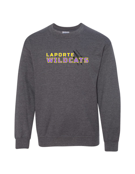 Youth Heavy Blend Gildan Fleece Crew (Laporte)