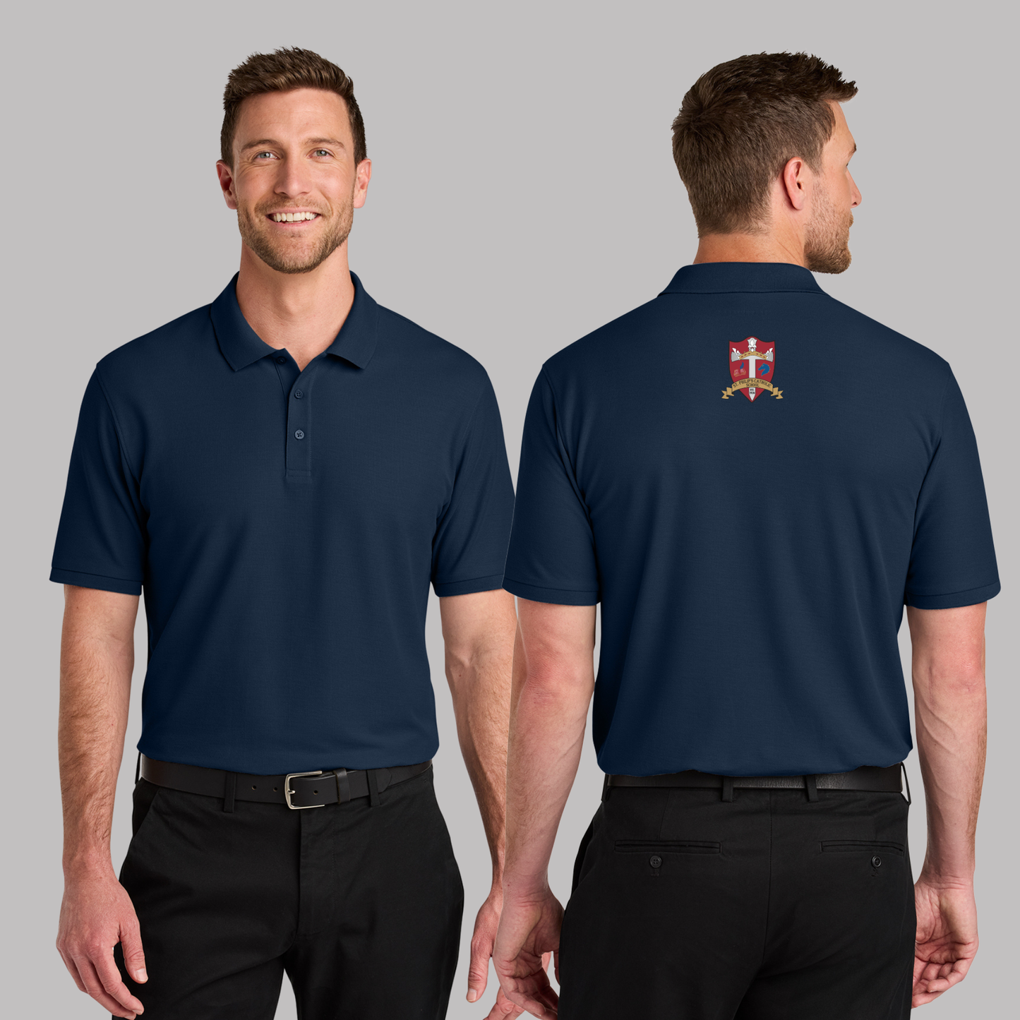 Port Authority® Wearever Signature Pique Polo - K200 - RIVER BLUE NAVY (S.P)