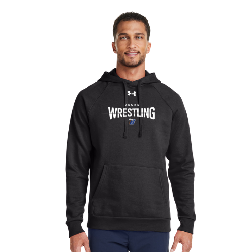 Men's Under Armour Hooded Sweatshirt BLACK (BHS Wrestling 1)