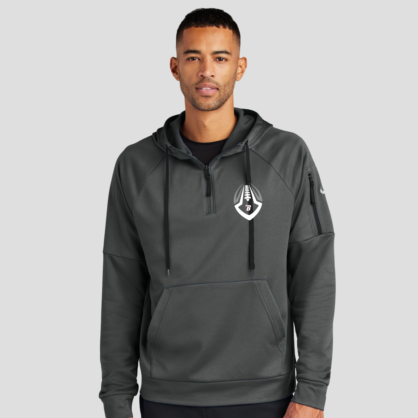 Nike Therma-FIT Pocket 1/4-Zip Fleece Hoodie - NKFD9742 - ANTHACITE (BF 1)