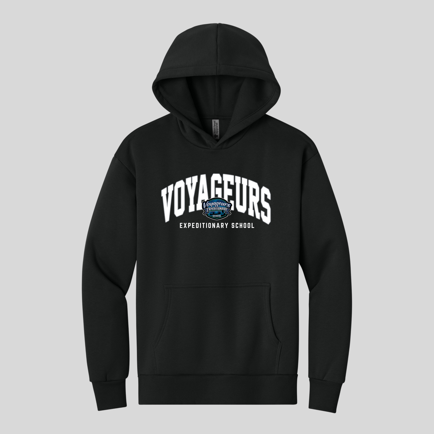 NL9307 Next Level Apparel® Heavyweight Hoodie - BLACK (VOY 1)