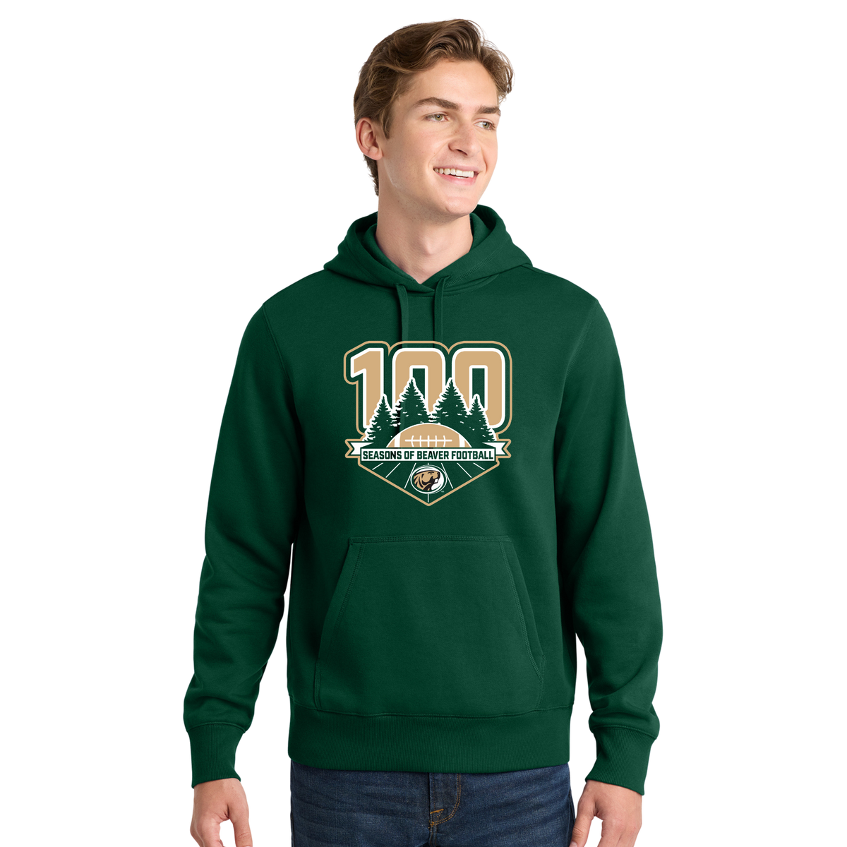 ST254 Sport-Tek® Pullover Hooded Sweatshirt - Forest Green (BSU CENTURY 1.5)