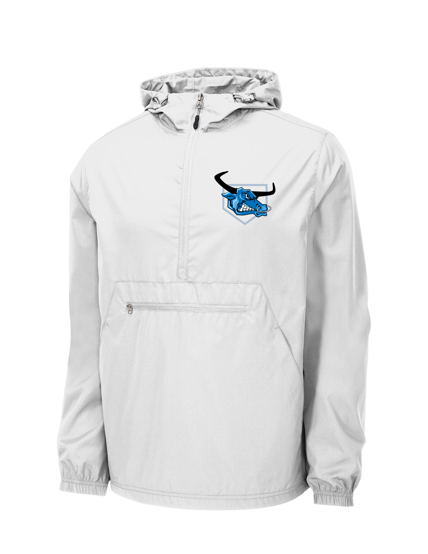 Sport-Tek® Packable Anorak WHITE (BLUE OX 1)