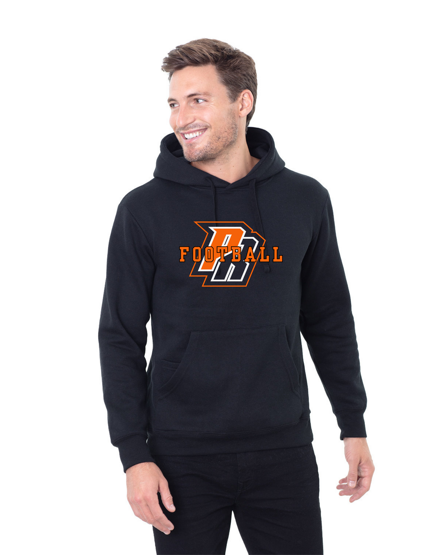 Hooded Sweatshirt Adult Black - Unisex (PR)
