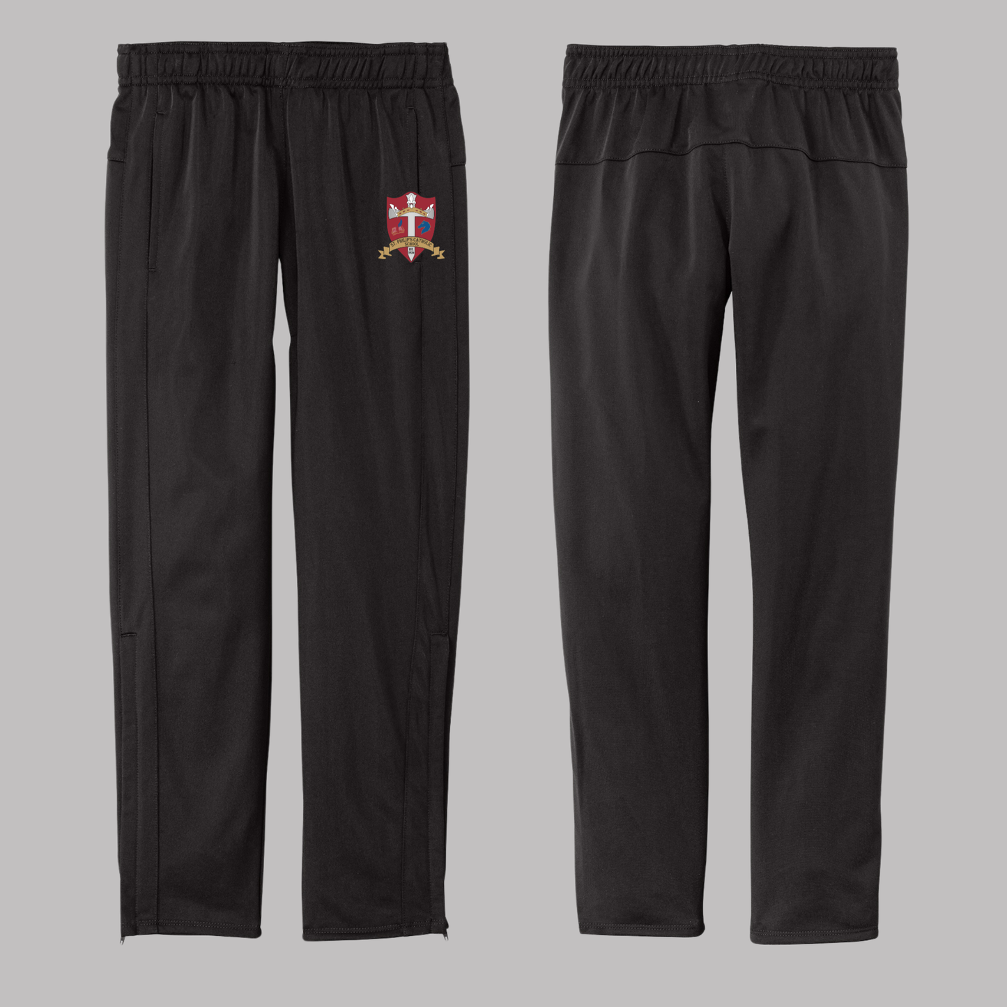 Sport-Tek® Youth Tricot Track Jogger - YPST95 - BLACK (S.P)