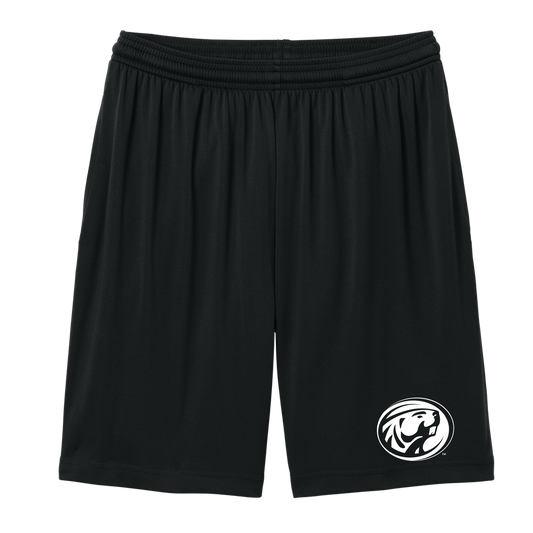 ST349P  Sport-Tek® PosiCharge® Competitor™ 7” Pocketed Short - BLACK 13L