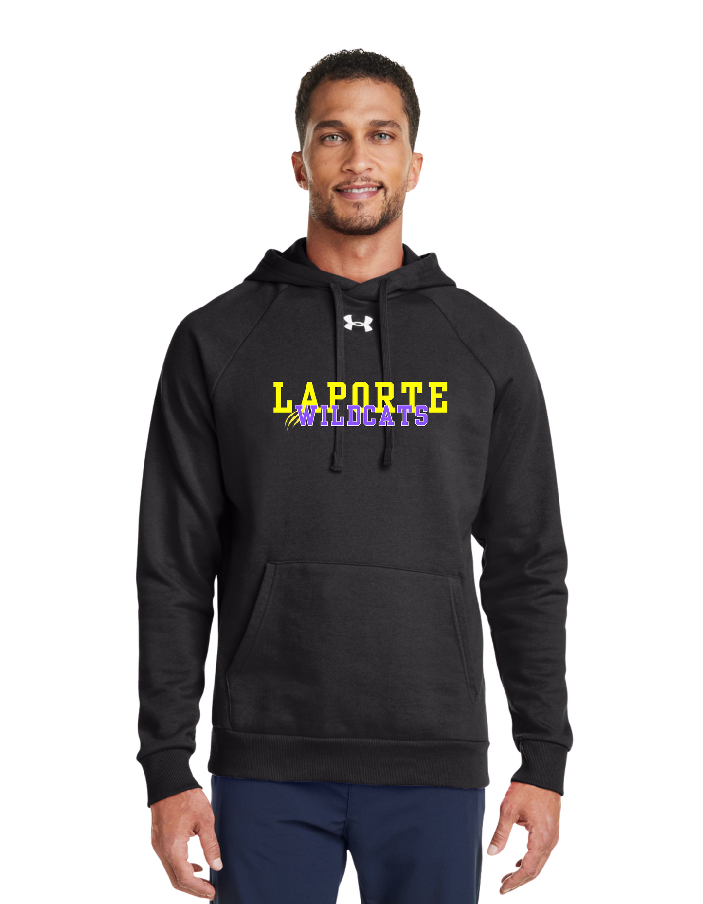 Men's Under Armour Hooded Sweatshirt BLACK (Laporte)