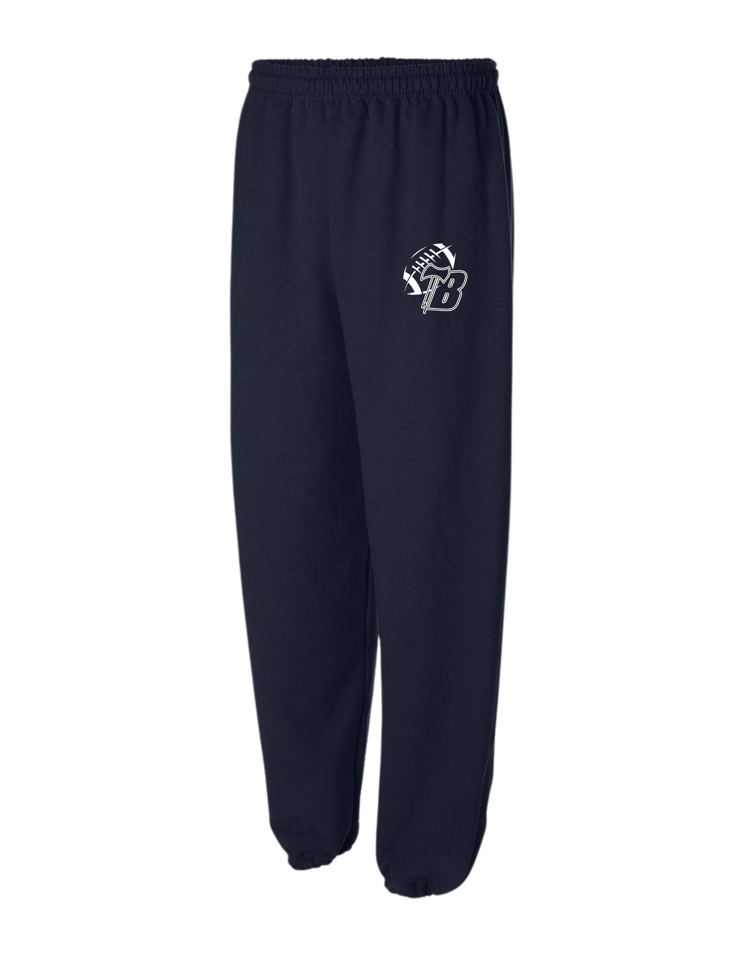 Adult Sweatpants Heavy Cotton NAVY (BHS Football)
