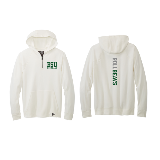 NEA541 New Era® STS 1/4-Zip Hoodie - WHITE 3B