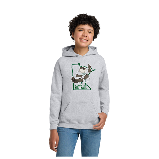 18500B Gildan® Youth Heavy Blend™ Hooded Sweatshirt - ASH GREY 6