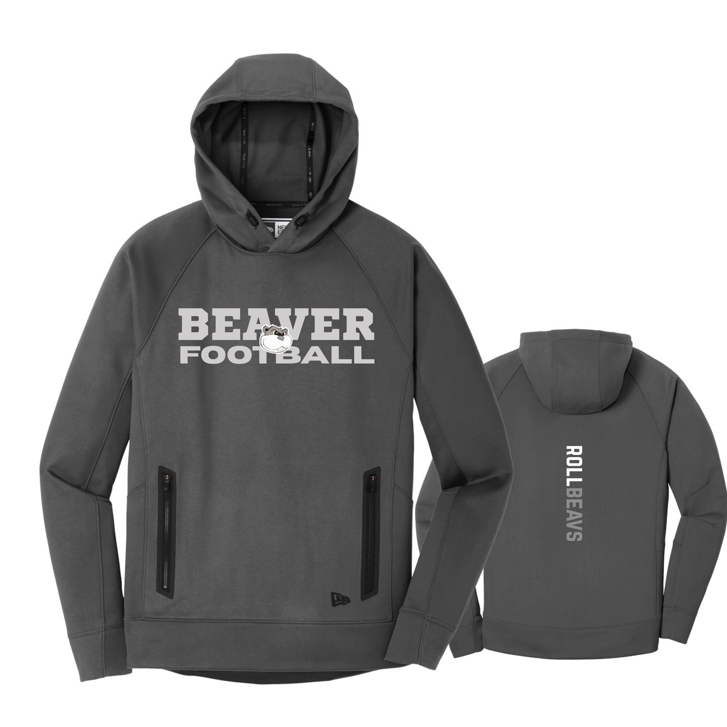 (7) NEA520 New Era® Venue Fleece Pullover Hoodie - SHADOW GREY 7