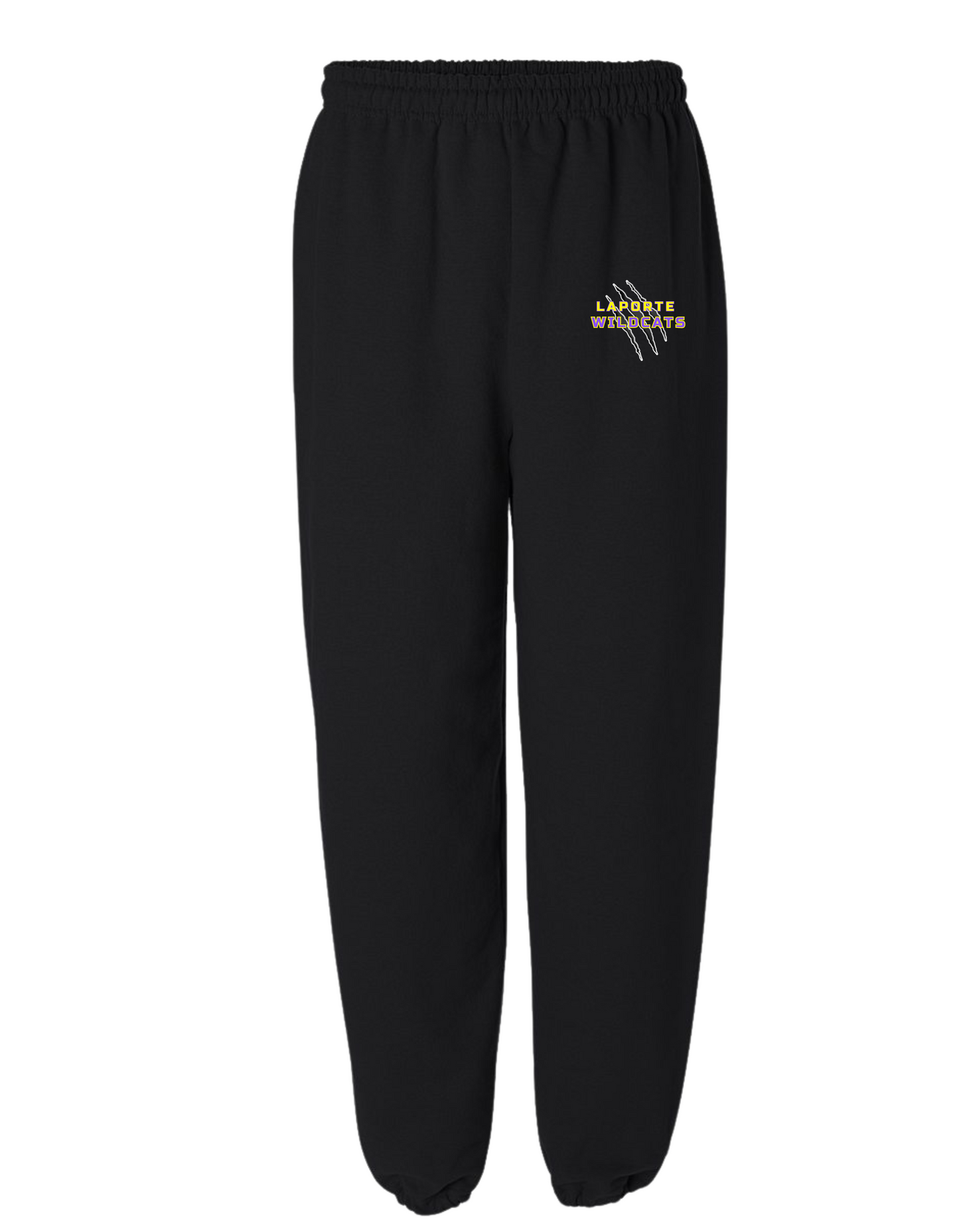 Adult Gildan Sweatpants Heavy Cotton - BLACK (Laporte)