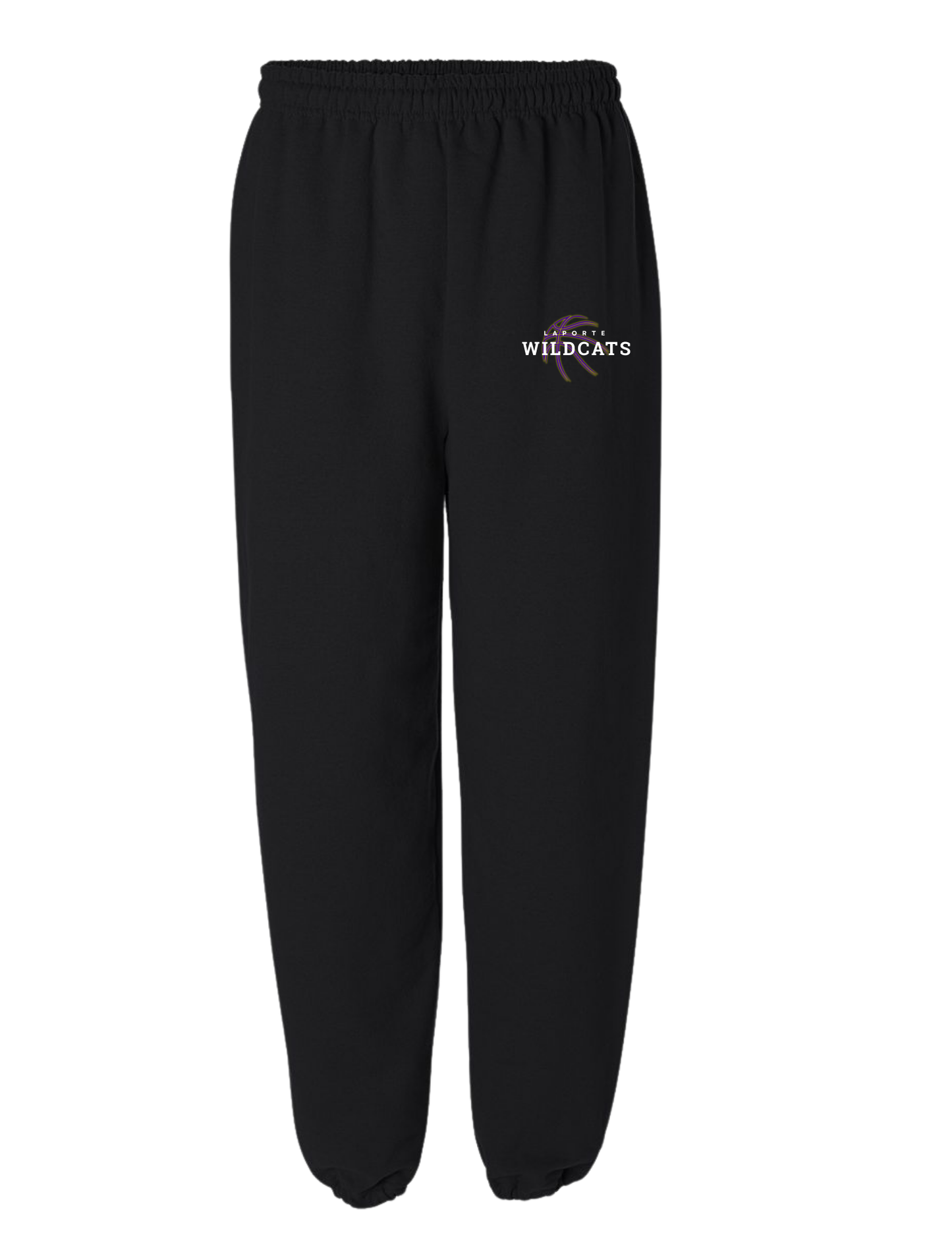 Adult Gildan Sweatpants Heavy Cotton - BLACK (Laporte BB)