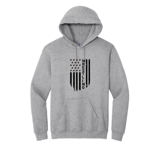 Adult Unisex Gildan Sweatshirt - Sports Grey (BHS Wrestling 3)