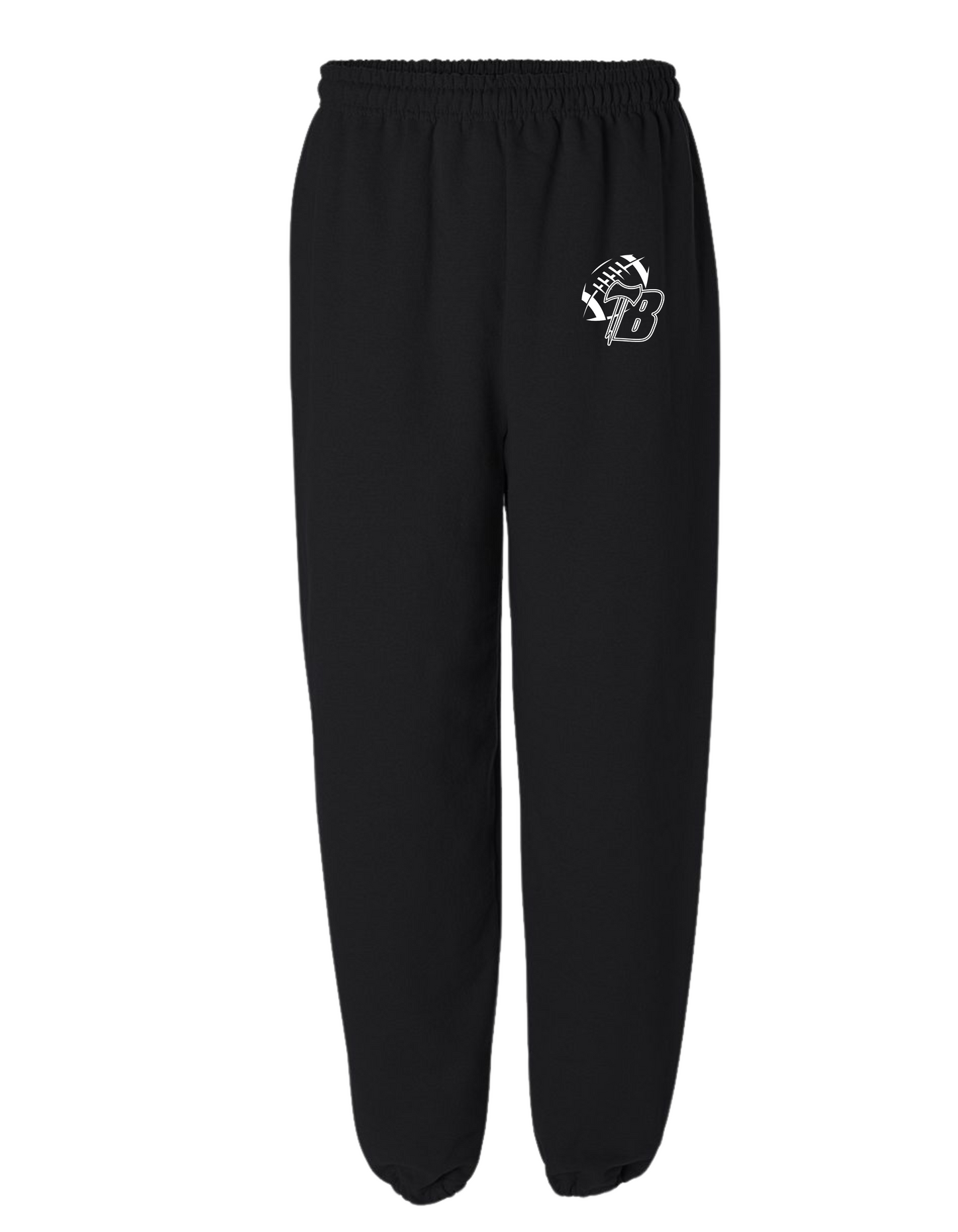 Adult Sweatpants Heavy Cotton - BLACK (BYF)