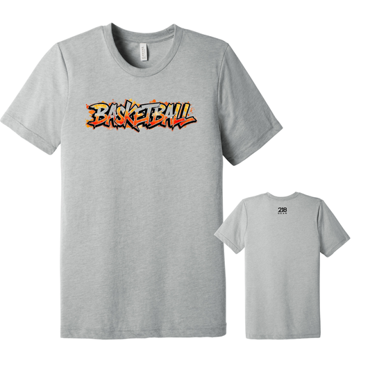 Triblend Basketball Tee - Athletic Grey (Basketball 5)
