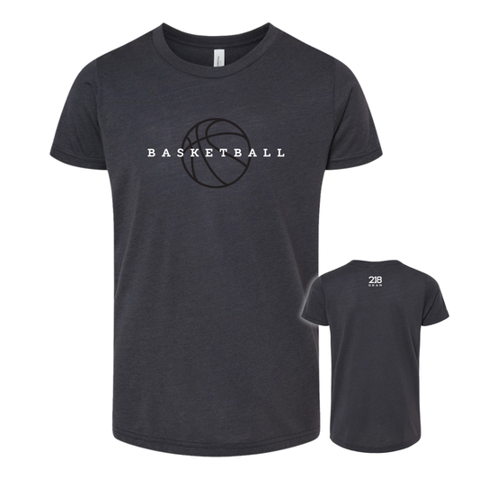 Triblend Basketball Tee - Dark Grey (Basketball 2)