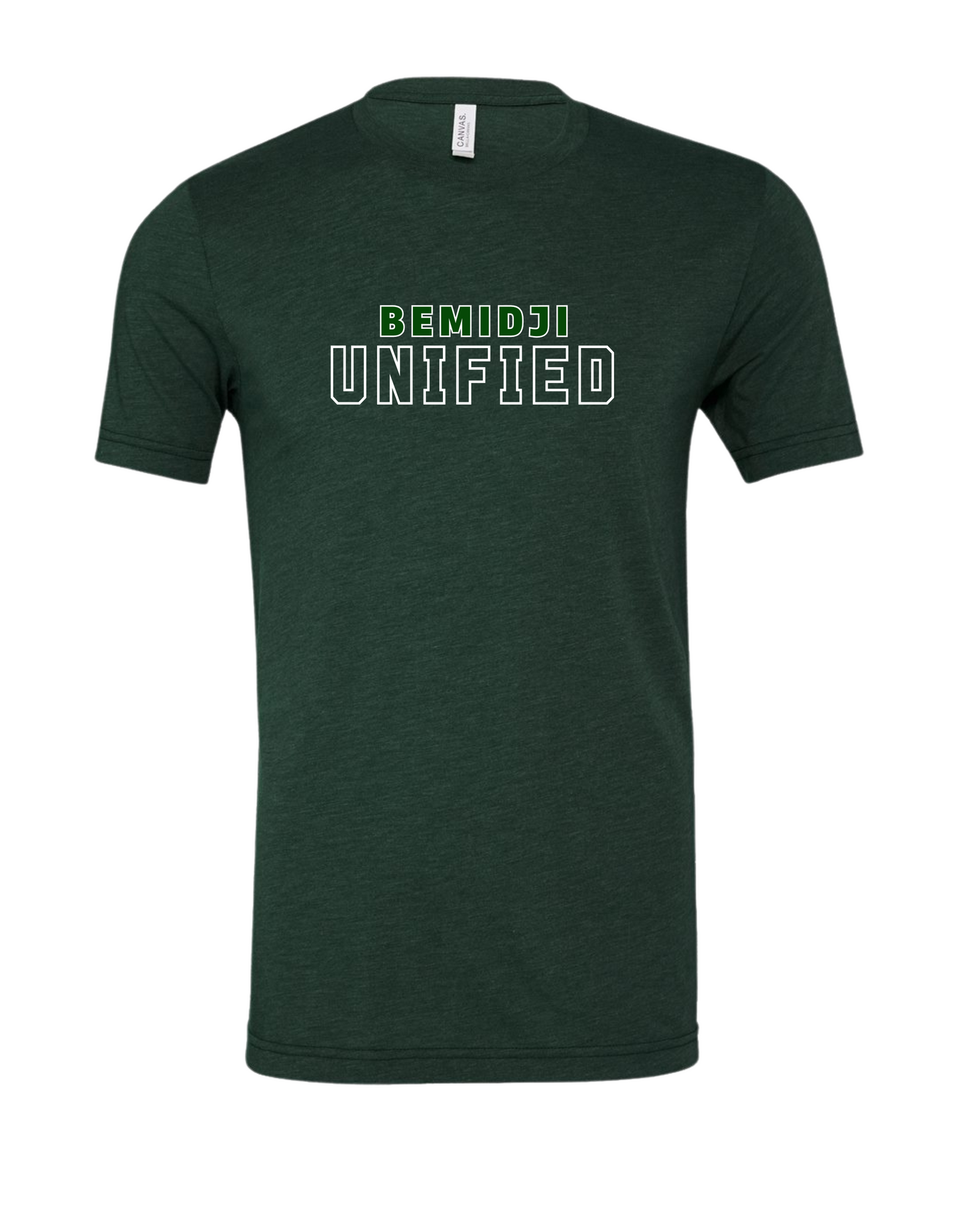 Adult Unisex Bella Canvas - Solid Forest Triblend (BSU Unified)