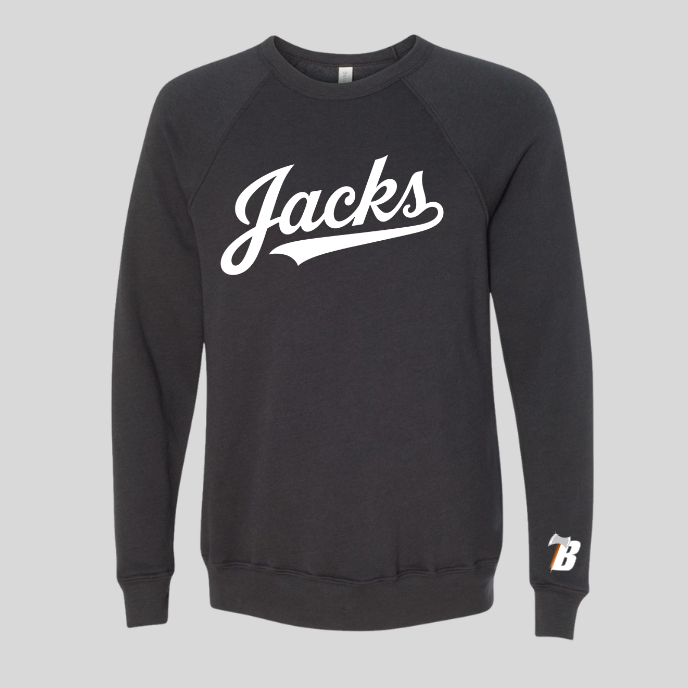 **CLEARANCE ITEM** Adult Unisex Bella Canvas Sponge Fleece Crewneck Sweatshirt - Dark Grey (Bemidji Unified) (Copy)