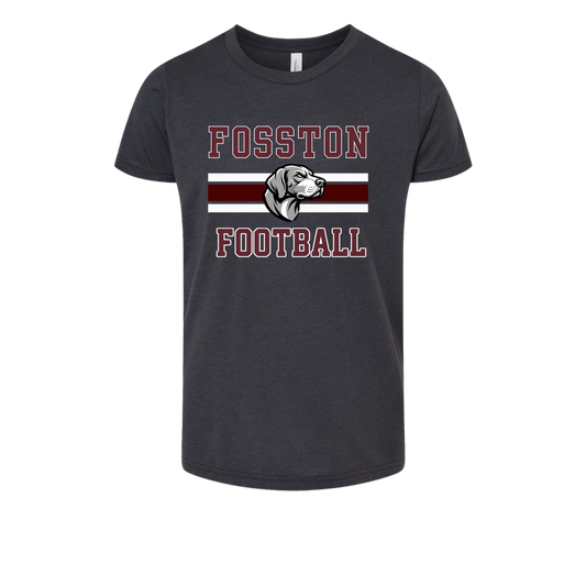 ***CLEARANCE*** Bella Canvas Youth Dark Grey Triblend Tee-F9