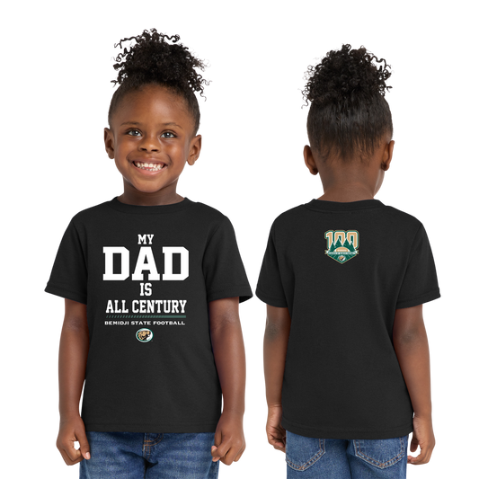 CAR54T Port & Co® Toddler Core Cotton Tee - BLACK (BSU CENTURY 4-1b)