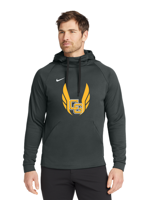 Nike Therma-FIT Pullover Fleece Hoodie- CHARCOAL (CG-2)