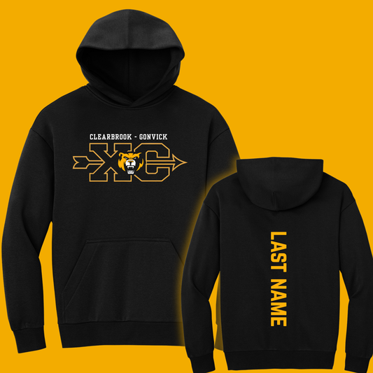 ***CUSTOMIZABLE*** DT6150 District® V.I.T.™ Heavyweight Fleece Hoodie - BLACK (CBG 2)