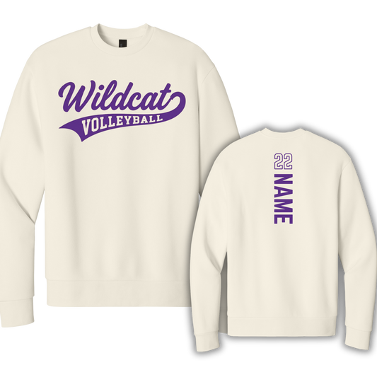 *CUSTOMIZABLE* DT6704 New District® MelloFleece Crew (Ivory LVB3)