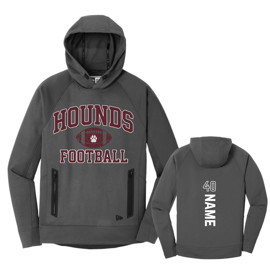 *CUSTOMIZABLE* NEA520 New Era® Venue Fleece Pullover Hoodie - GRAPHITE F4