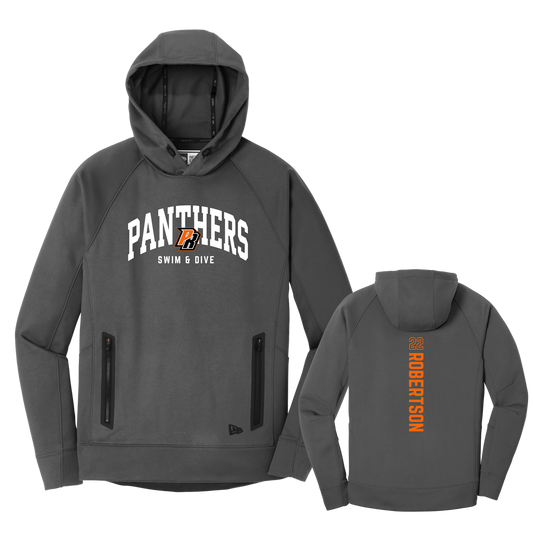 *CUSTOMIZABLE* NEA520 New Era® Venue Fleece Pullover Hoodie - GRAPHITE PR Sw 3