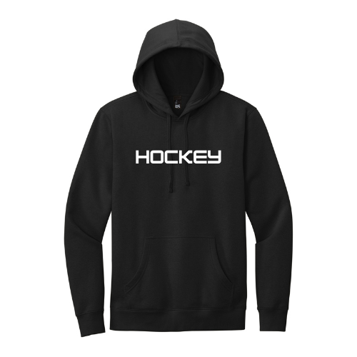 Adult District Hoodie - BLACK (Hockey 20 - Front)