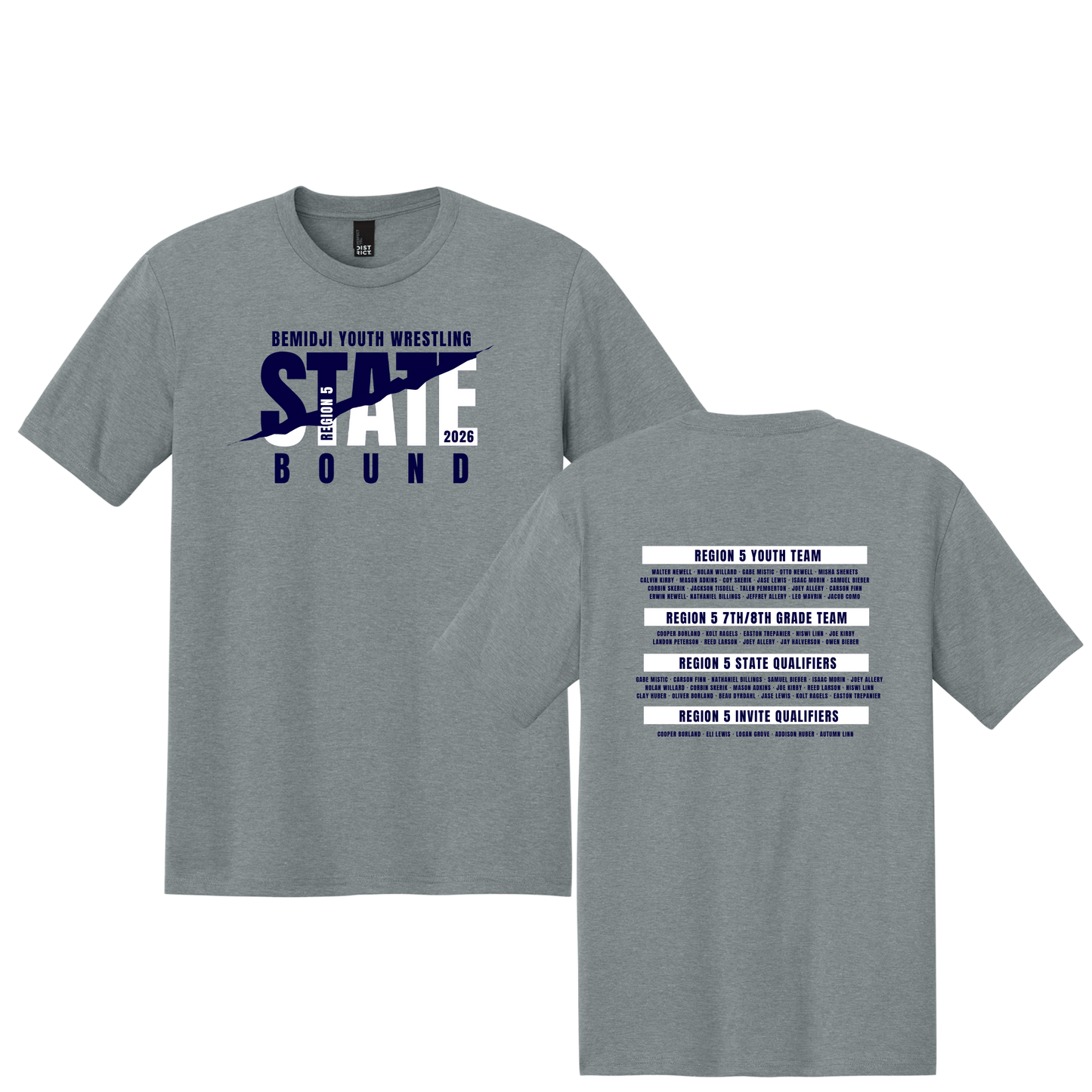 District® Perfect Tri® Tee - HEATHER GREY - (BYW - 1)