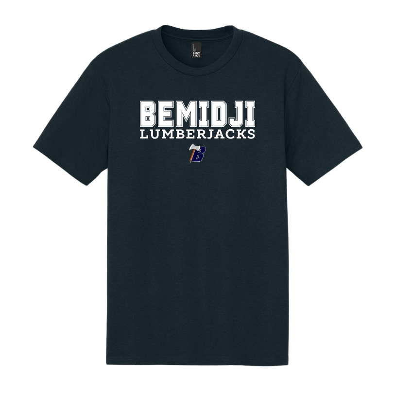 District® Perfect Tri® Tee - NEW NAVY - (BEMIDJI LUMBERJACKS 3)