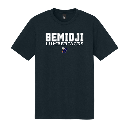 District® Perfect Tri® Tee - NEW NAVY - (BEMIDJI LUMBERJACKS 3)