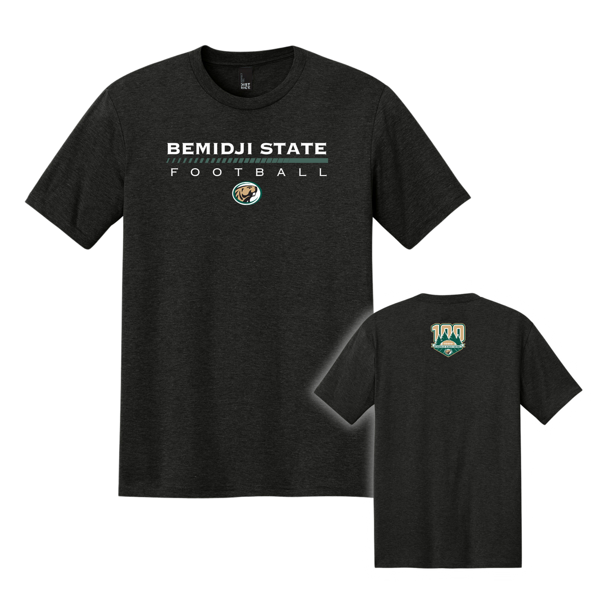 DM130 District® Perfect Tri® Tee - BLACK FROST (BSU CENTURY 2-1b)