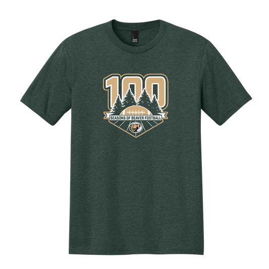 DM130 Sale District® Perfect Tri® Tee - Heather Forest Green (BSU CENTURY 1.5)