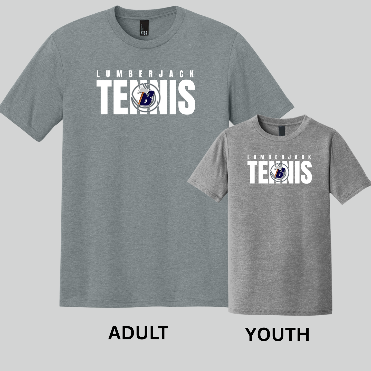 District® Perfect Tri® (Heathered Grey/Grey Frost) Tee - DM130 -  (BHS Tennis)