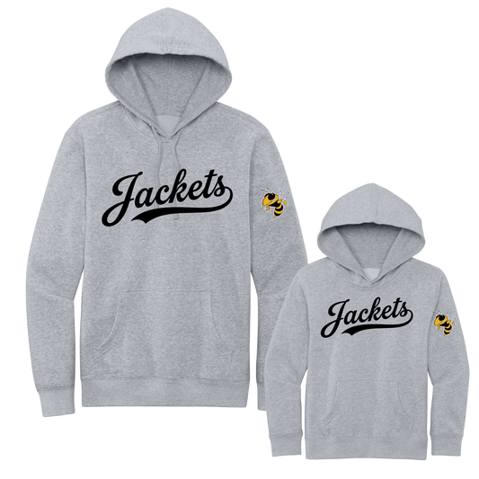 DT6100 Sale District® V.I.T.™ Fleece Hoodie - LIGHT HEATHER GREY P4