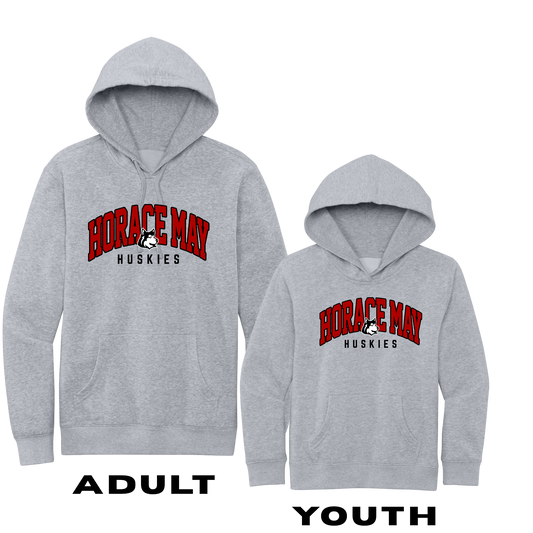 DT6100 District® V.I.T.™ Fleece Hoodie - LIGHT HEATHER GREY (HM 2)
