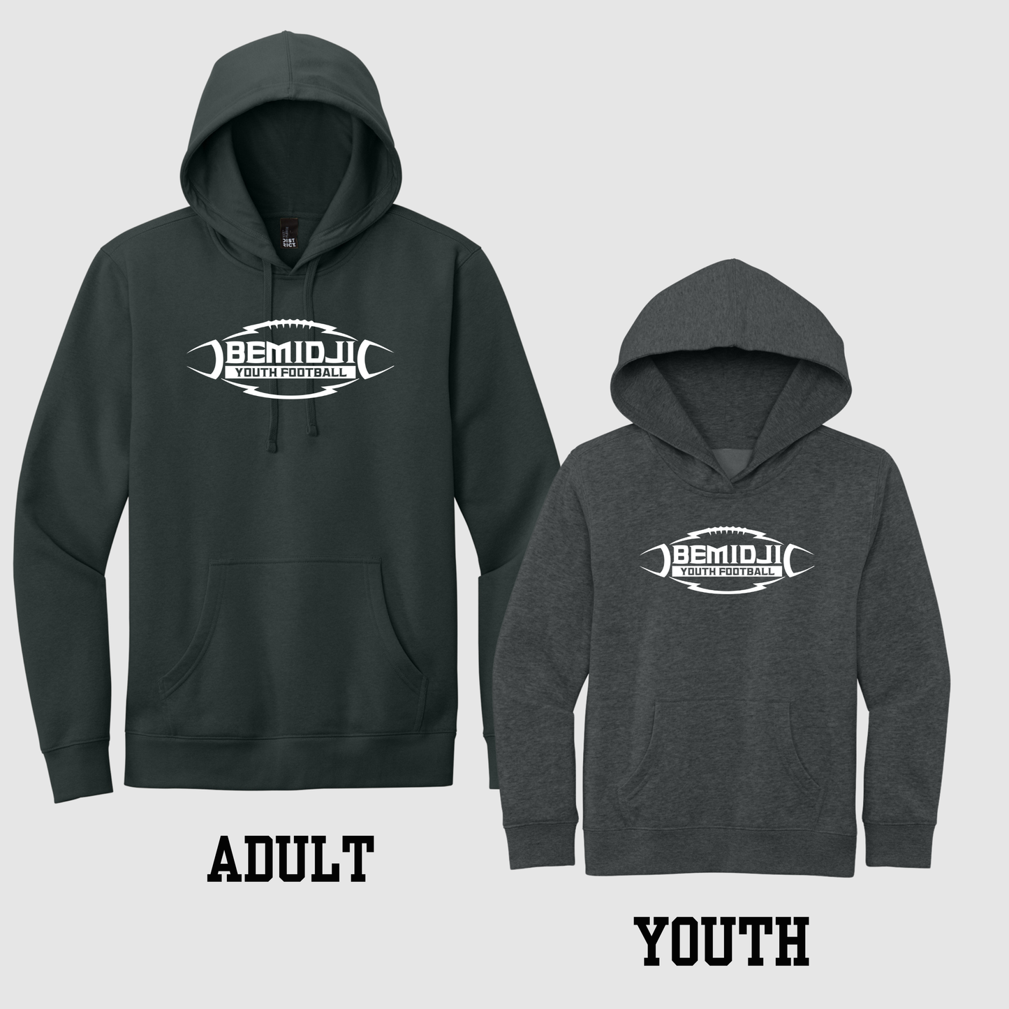 District® V.I.T.™ Fleece Hoodie - (CHARCOAL) - BYF2026