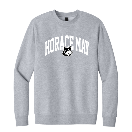 DT6104 District® V.I.T.™ Fleece Crew - LIGHT HEATHER GREY (HM 3)
